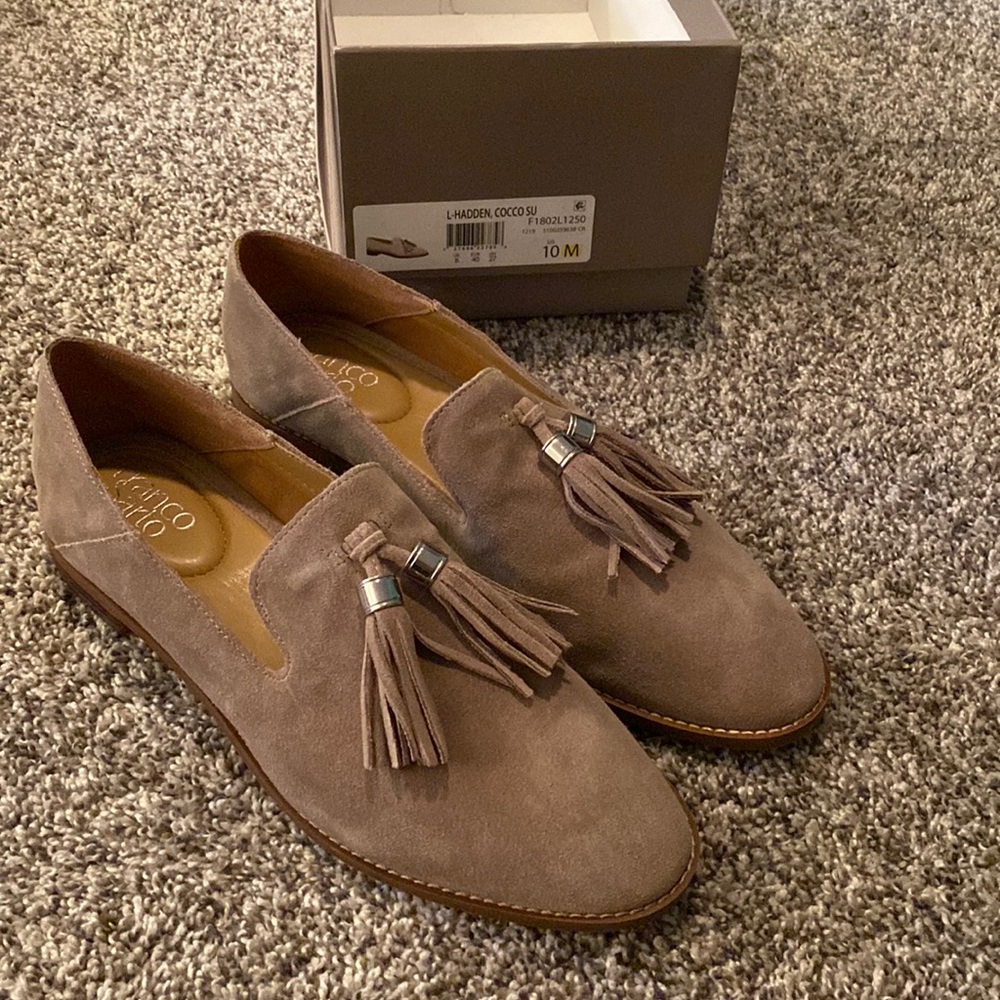 Franco Sarto Hadden Tassle Loafer Cocco